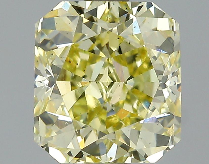 GIA 1.2 Fancy Yellow-VS2 Radiant Diamond