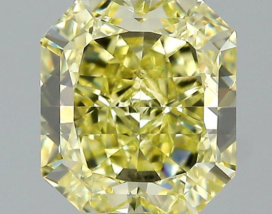 GIA 1.01 Fancy Yellow-VVS1 Radiant Diamond