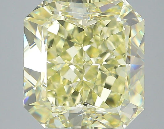 GIA 7.01 Fancy Yellow-VS2 Radiant Diamond