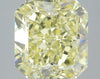 GIA 7.01 Fancy Yellow-VS2 Radiant Diamond