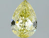 GIA 1.45 Fancy Yellow-VVS2 Pear Diamond