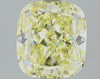 GIA 3.54 Fancy Yellow-VS1 Cushion Diamond