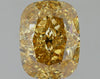 GIA 2.03 Fancy Deep Brownish Yellow-VS2 Cushion Diamond
