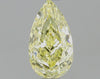 GIA 0.5 Fancy Light Yellow-VS2 Pear Diamond
