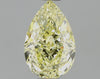 GIA 0.51 Fancy Light Yellow-VVS2 Pear Diamond