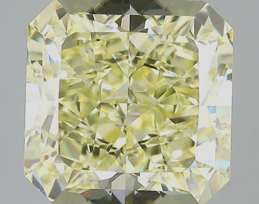 GIA 5.28 Fancy Yellow-VVS1 Radiant Diamond