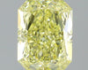 GIA 0.6 Fancy Yellow-VS2 Radiant Diamond