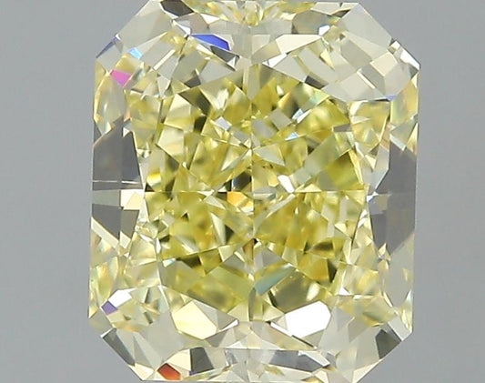 GIA 1.35 Fancy Yellow-SI1 Radiant Diamond