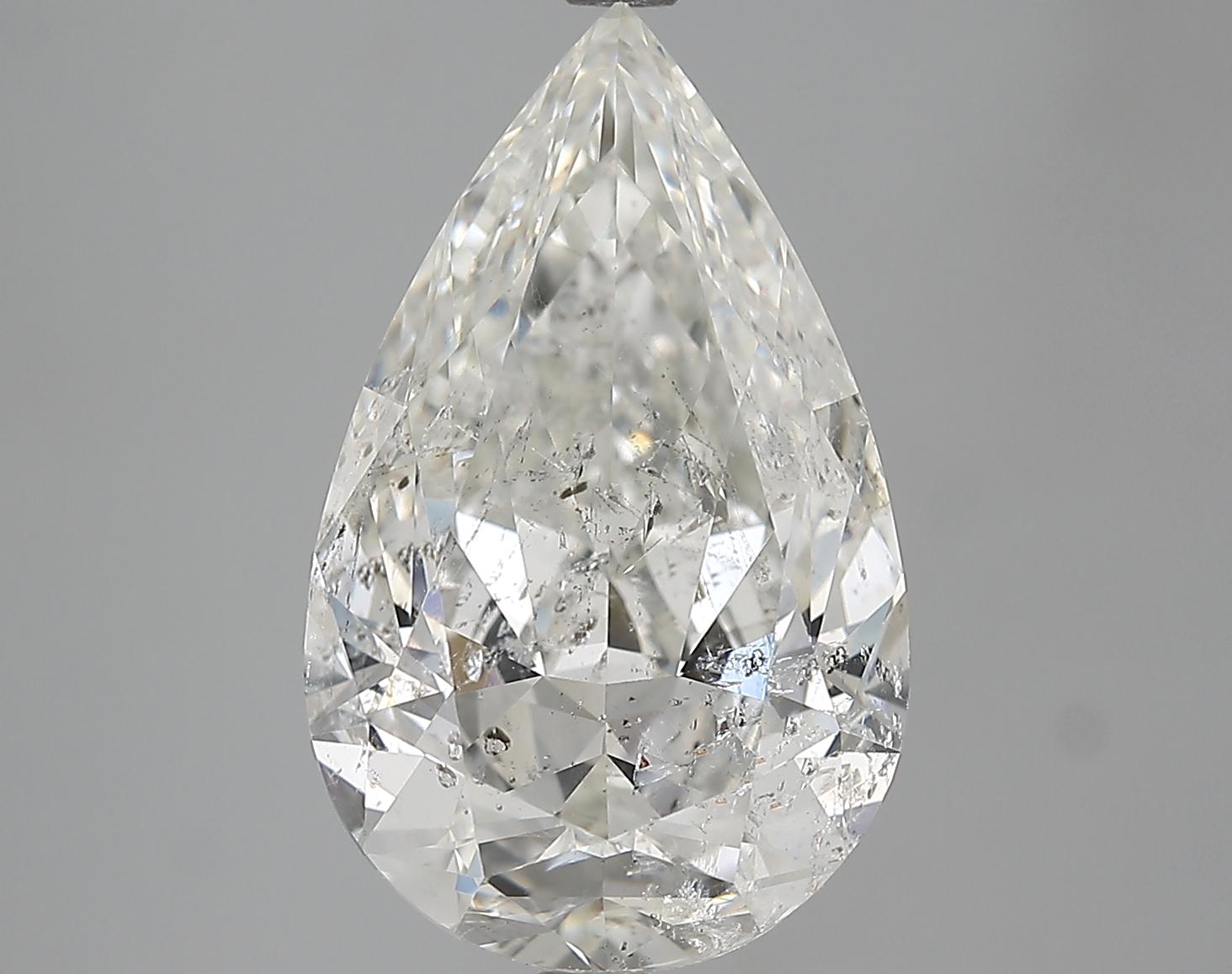 EGL 5.61 F-SI2 Pear Diamond