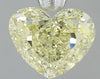 GIA 1.03 Fancy Light Yellow-VS2 Heart Diamond