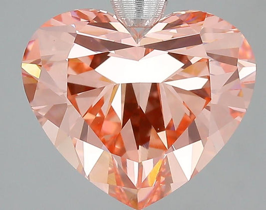 GIA 4.04 Fancy Vivid Pink-VS1 Heart Diamond