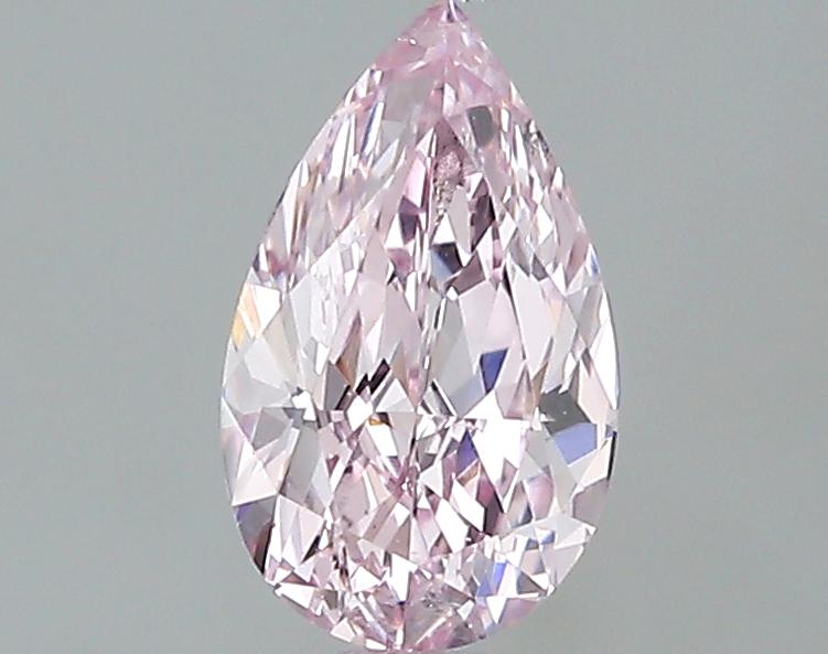 GIA 0.3 Fancy Purplish Pink-SI2 Pear Diamond