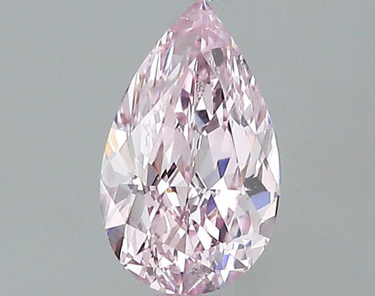 GIA 0.3 Fancy Purplish Pink-SI2 Pear Diamond