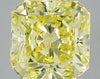 GIA 5.58 Fancy Vivid Yellow-VS2 Radiant Diamond