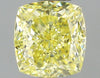 GIA 0.56 Fancy Yellow-IF Cushion Diamond