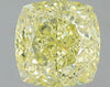 GIA 1.6 Fancy Yellow-VS2 Cushion Diamond