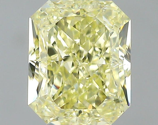 GIA 1.01 Fancy Yellow-VS1 Radiant Diamond
