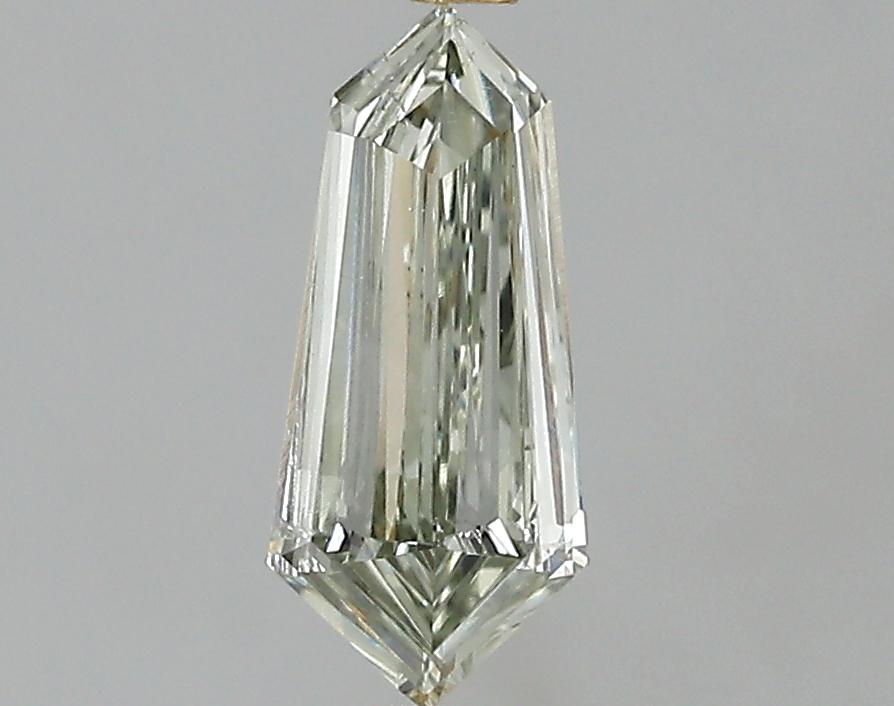 GIA 0.31 Fancy Light Grayish Yellowish Green-SI1 Kite Diamond