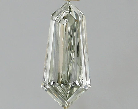 GIA 0.31 Fancy Light Grayish Yellowish Green-SI1 Kite Diamond