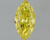 GIA 0.75 Fancy Vivid Yellow-SI1 Marquise Diamond