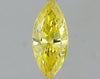 GIA 0.59 Fancy Vivid Yellow-VS2 Marquise Diamond