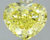 GIA 0.73 Fancy Intense Yellow-VS2 Heart Diamond