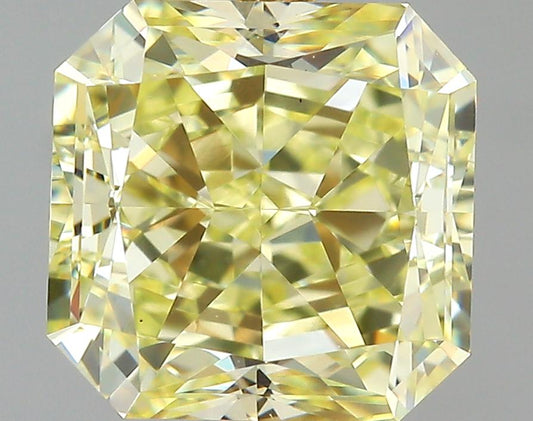 GIA 1.7 Fancy Light Yellow-VS1 Radiant Diamond