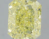 GIA 3.02 Fancy Yellow-VVS2 Radiant Diamond