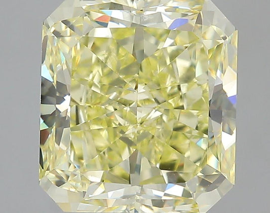 GIA 3.7 Fancy Yellow-VVS2 Radiant Diamond
