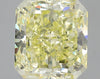 GIA 3.7 Fancy Yellow-VVS2 Radiant Diamond