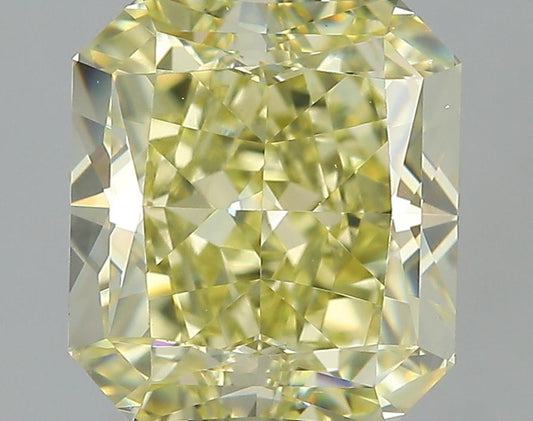 GIA 3.1 Fancy Yellow-VS2 Radiant Diamond