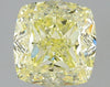 GIA 4.01 Fancy Yellow-VS2 Cushion Diamond