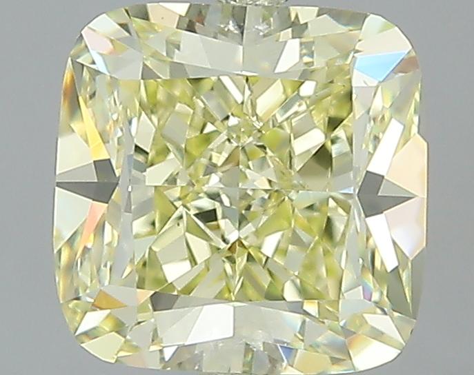 GIA 1.71 Fancy Yellow-VS2 Cushion Diamond