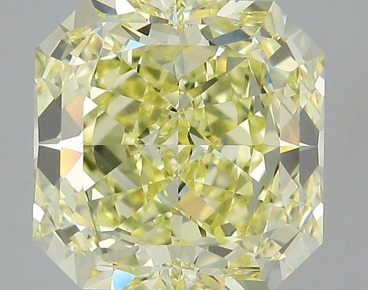 GIA 4.47 Fancy Yellow-VVS1 Radiant Diamond