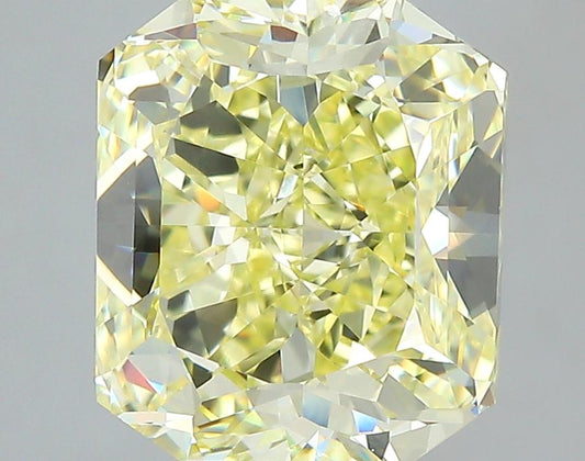 GIA 4.01 Fancy Yellow-VVS2 Radiant Diamond