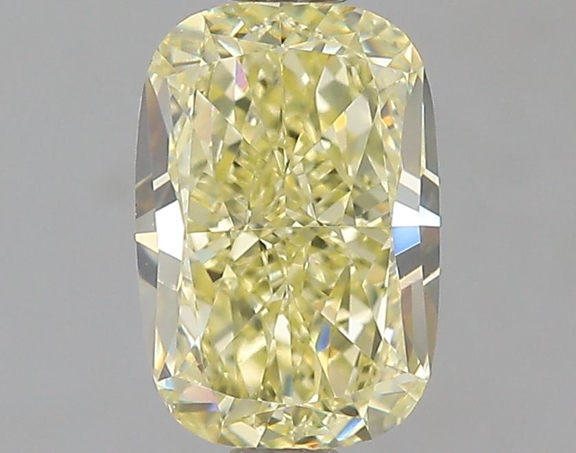 GIA 1.39 Fancy Yellow-VS2 Cushion Diamond