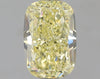 GIA 1.39 Fancy Yellow-VS2 Cushion Diamond