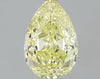 GIA 1.25 Fancy Yellow-VS1 Pear Diamond