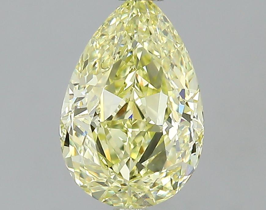 GIA 1.03 Fancy Yellow-VVS2 Pear Diamond