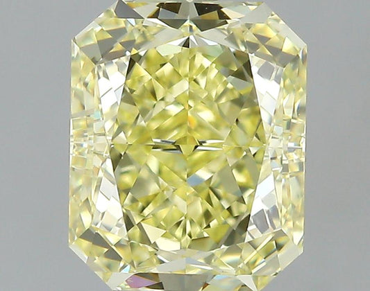 GIA 2.1 Fancy Yellow-VS2 Radiant Diamond