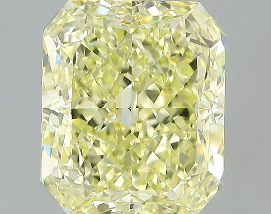 GIA 3 Fancy Yellow-VS2 Radiant Diamond