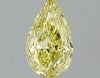 GIA 0.69 Fancy Intense Yellow-VS2 Pear Diamond