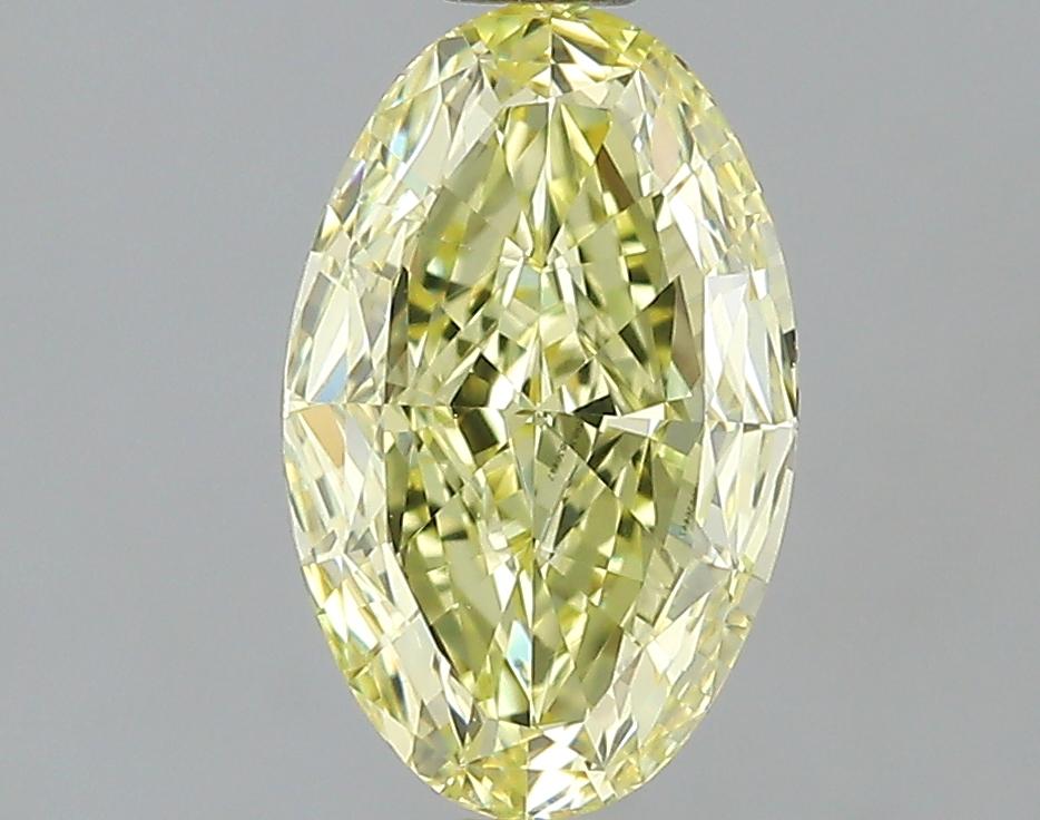 GIA 1.27 Fancy Yellow-VS1 Oval Diamond