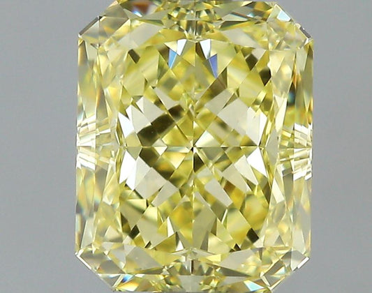 GIA 1.19 Fancy Intense Yellow-VS1 Radiant Diamond