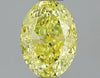 GIA 0.6 Fancy Intense Yellow-VS1 Oval Diamond