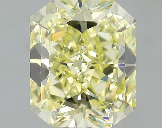 GIA 1.61 Fancy Light Yellow-VVS2 Radiant Diamond
