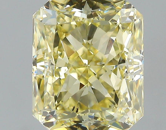 GIA 1.52 Fancy Yellow-SI1 Radiant Diamond