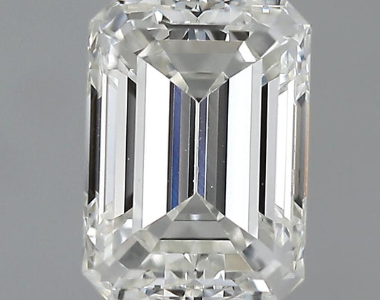 GIA 0.77 H-VS1 Emerald Diamond