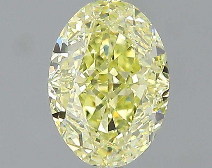 GIA 0.51 Fancy Yellow-VS1 Oval Diamond