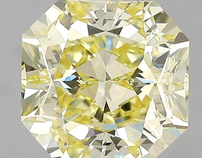 GIA 1 Fancy Yellow-VS2 Radiant Diamond